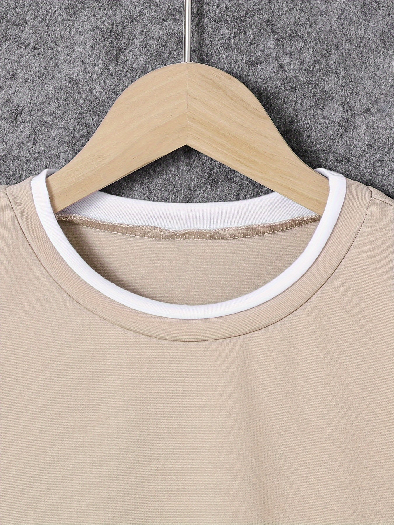 Sommermode 2er-Set für Jungen: Bequemes T-Shirt mit Rundhalsausschnitt und Shorts mit großen Taschen atmungsaktives Polyester, perfekt für Sommer