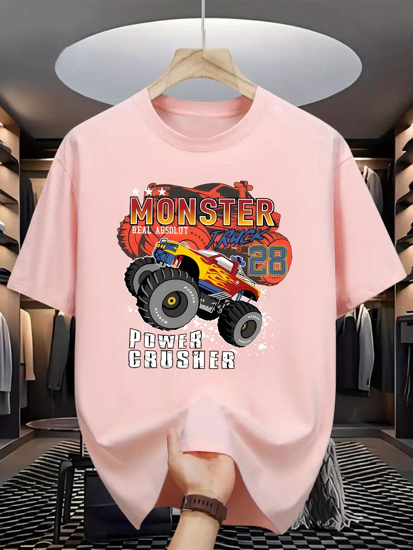 Jungenmode Baumwoll-T-Shirt mit Elasthan, kurze Ärmel, Rundhalsausschnitt – bequemes Frühlings-/Sommer-Oberteil, Jungenmode, Baumwolle