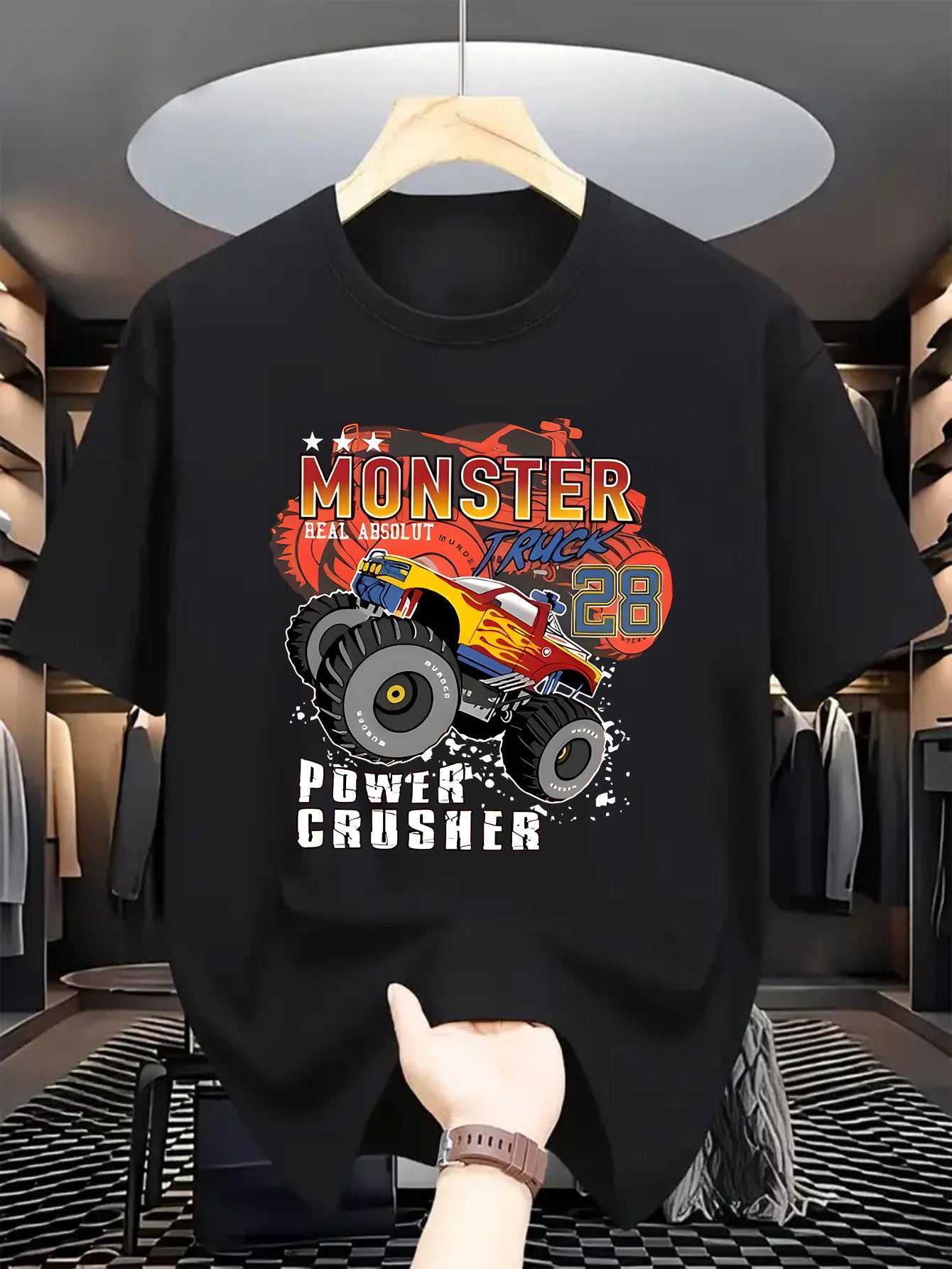 Jungenmode Baumwoll-T-Shirt mit Elasthan, kurze Ärmel, Rundhalsausschnitt – bequemes Frühlings-/Sommer-Oberteil, Jungenmode, Baumwolle