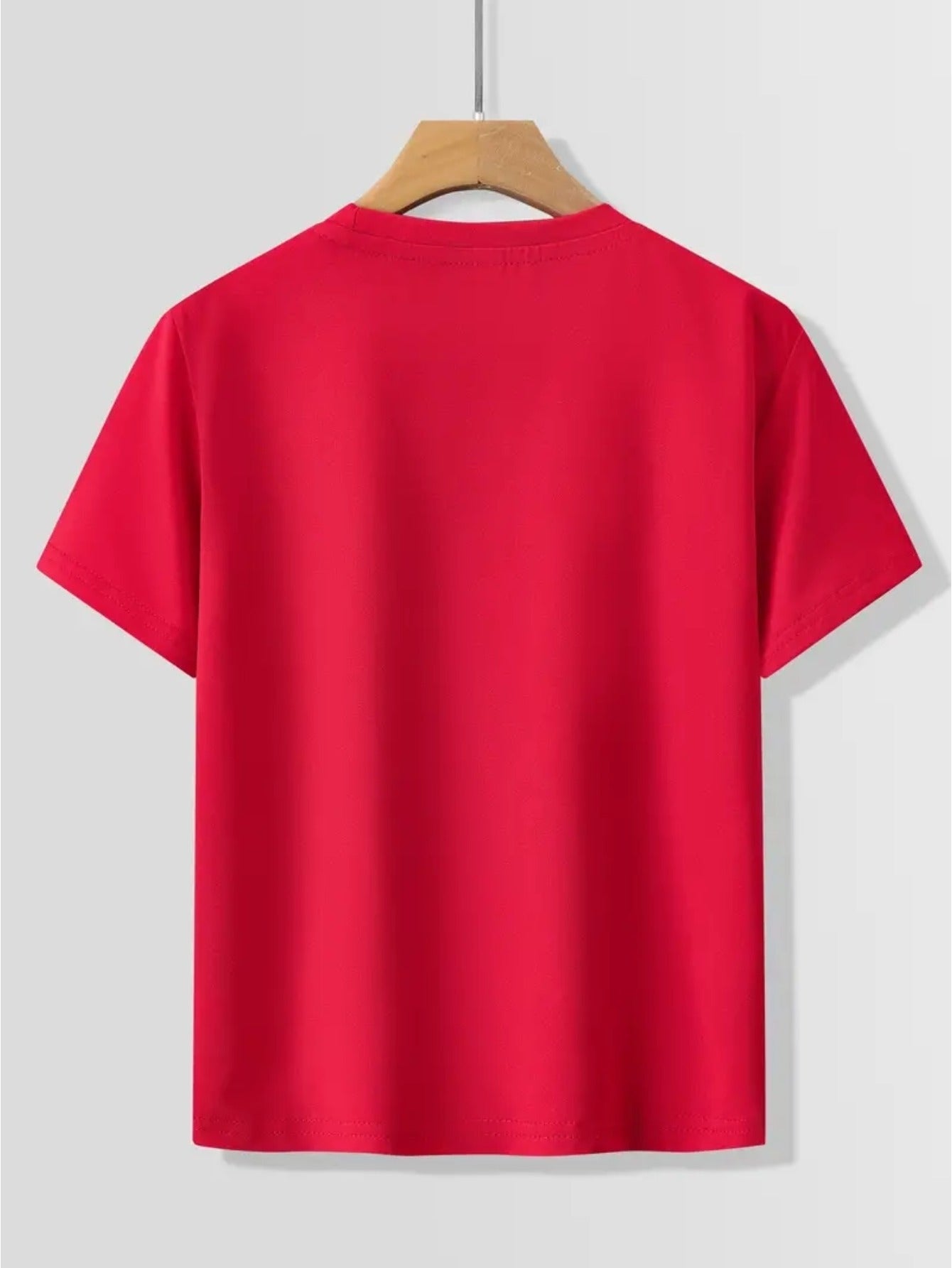 Jungenmode Baumwoll-T-Shirt mit Elasthan, kurze Ärmel, Rundhalsausschnitt – bequemes Frühlings-/Sommer-Oberteil, Jungenmode, Baumwolle
