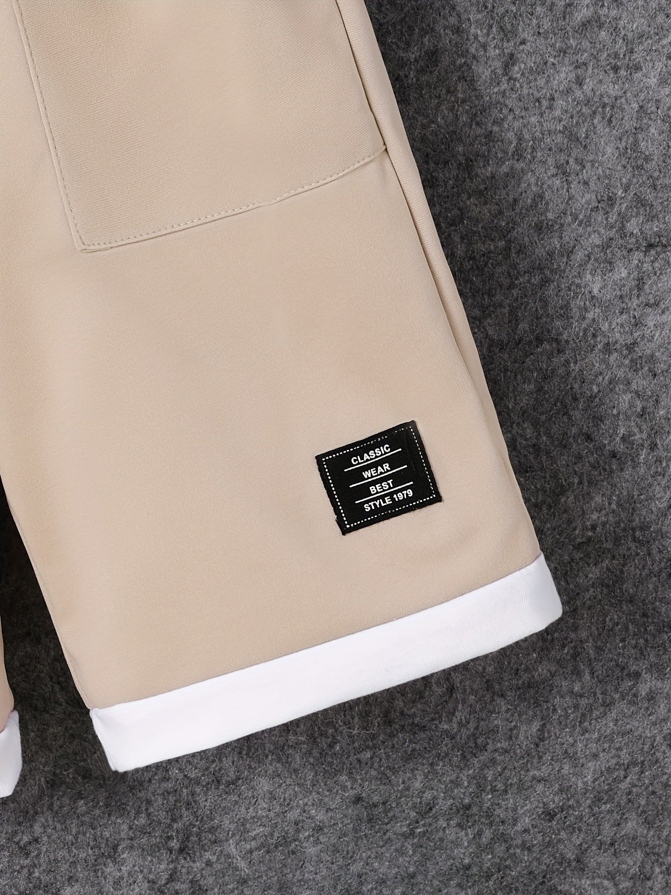 Sommermode 2er-Set für Jungen: Bequemes T-Shirt mit Rundhalsausschnitt und Shorts mit großen Taschen atmungsaktives Polyester, perfekt für Sommer