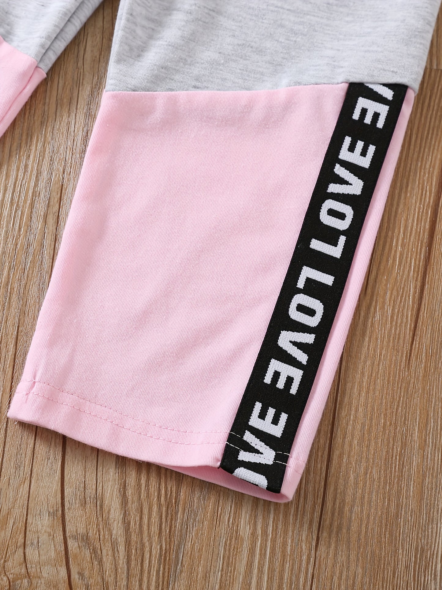 2-teiliges Set, Langarmpullover mit Schmetterlingsmuster, Baumwollmischung, Rundhalsausschnitt, dehnbarer Stoff, normale Passform, modisches Outfit für Frühling/Herbst, Strickmaterial, Baumwoll- und Polyestermischung