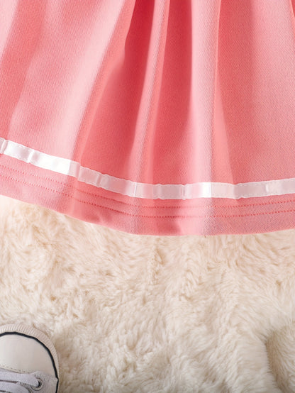 Preppy Stil Mädchen 2 stücke BABY Gedruckt Baseball Jacke + Falten Rock Set