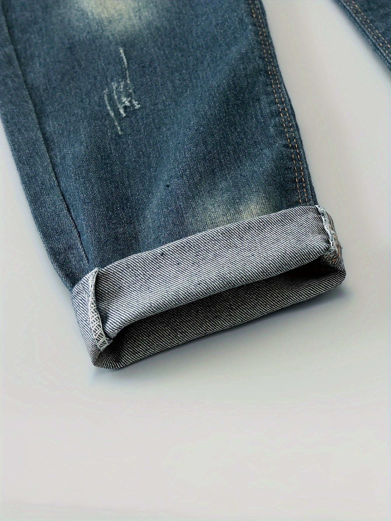 Stilvolle Vintage von Männern gewaschene Jeans lange Hosen für alle Jahreszeiten