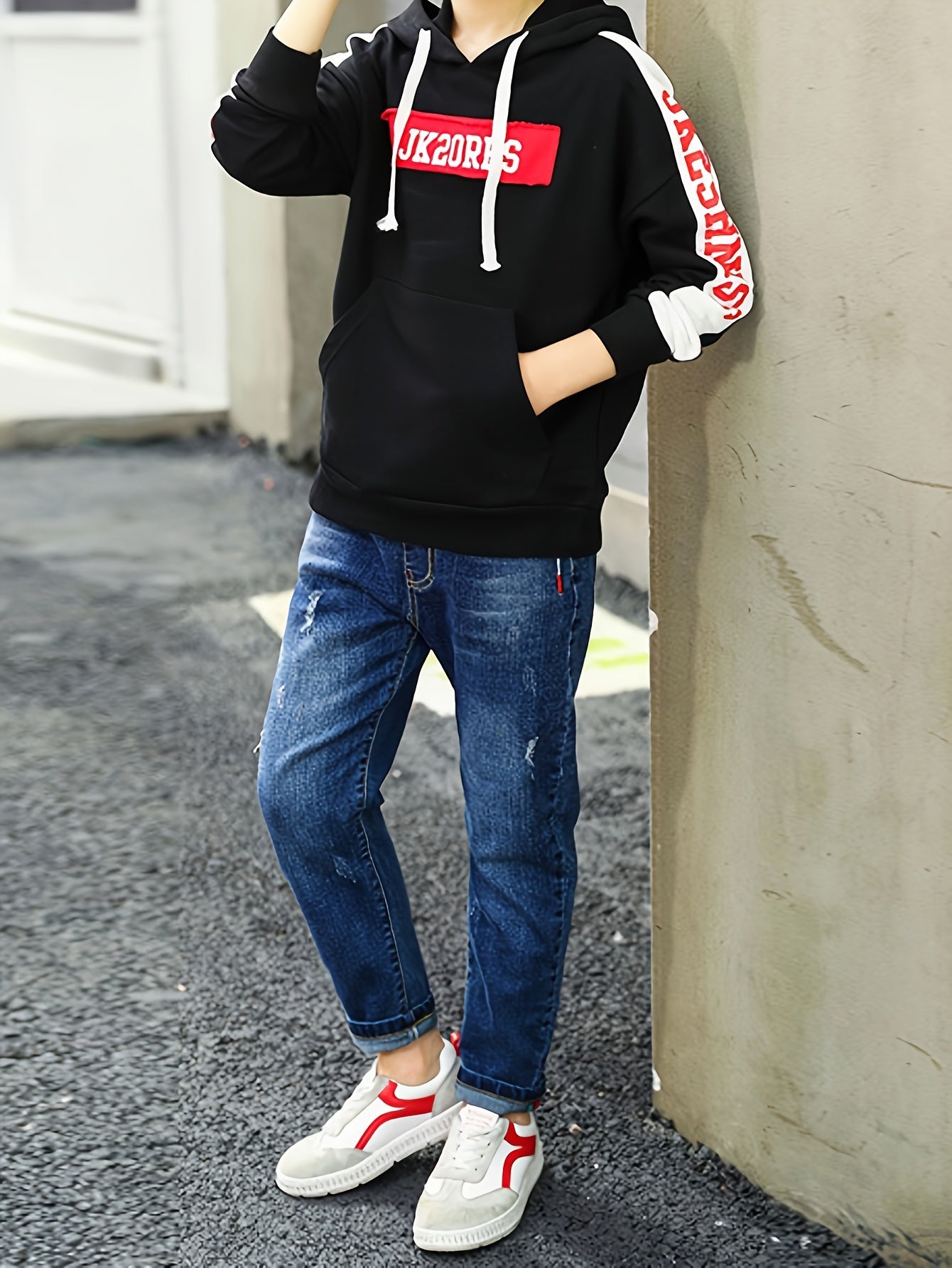 Lange Jeans für Jungen, geeignet für Frühling, Sommer und Herbst, lässiger Style für Kinder.