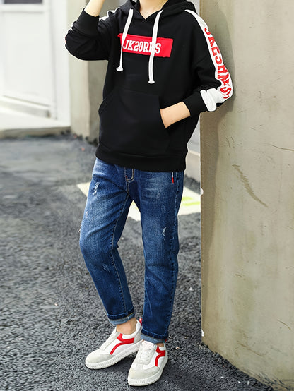 Lange Jeans für Jungen, geeignet für Frühling, Sommer und Herbst, lässiger Style für Kinder.