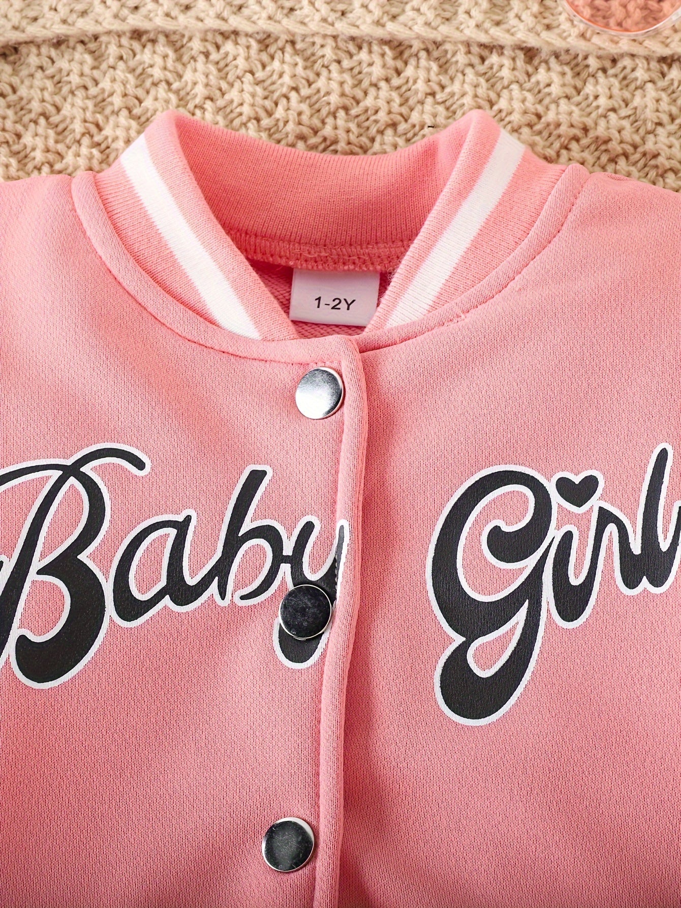 Preppy Stil Mädchen 2 stücke BABY Gedruckt Baseball Jacke + Falten Rock Set