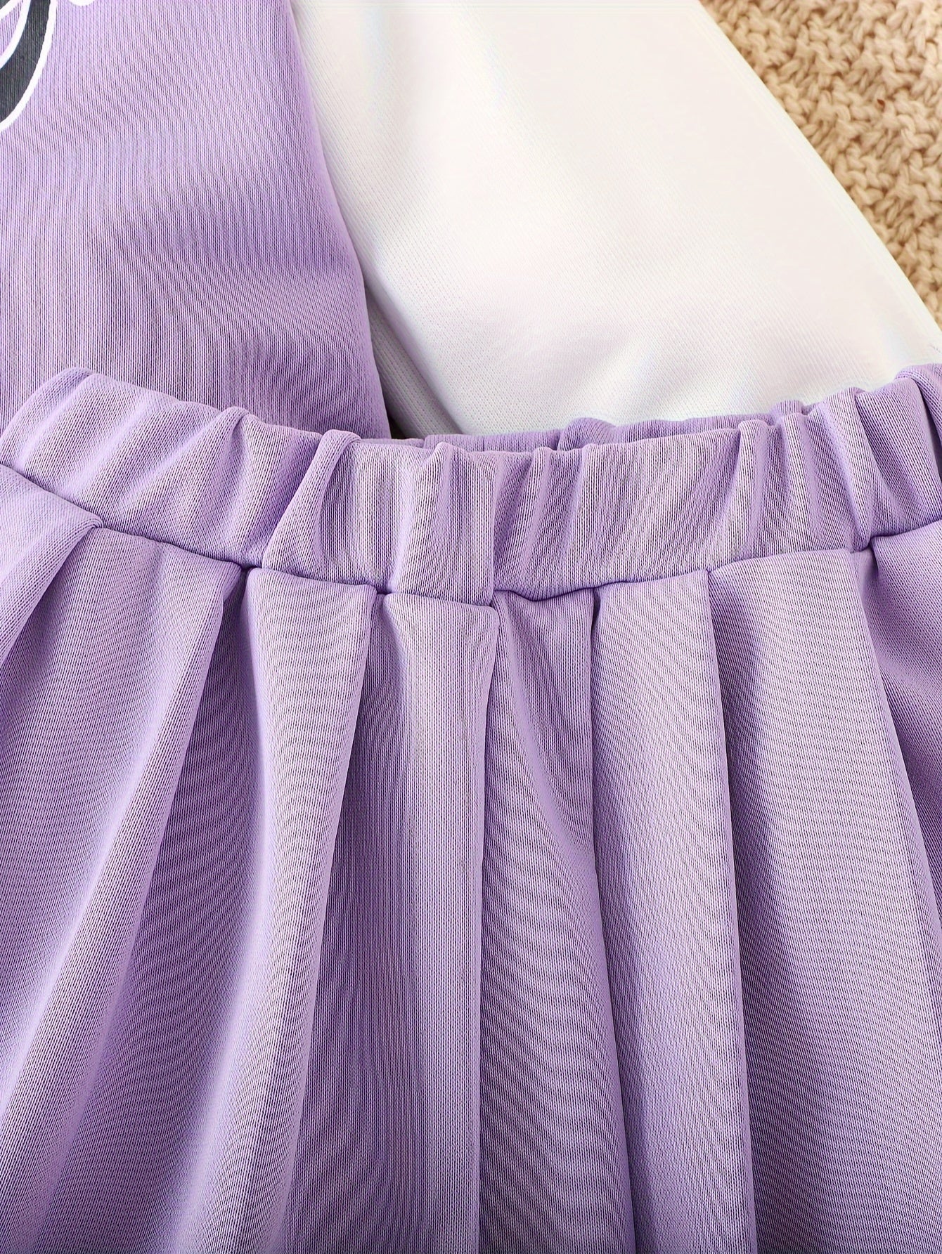 Preppy Stil Mädchen 2 stücke BABY Gedruckt Baseball Jacke + Falten Rock Set